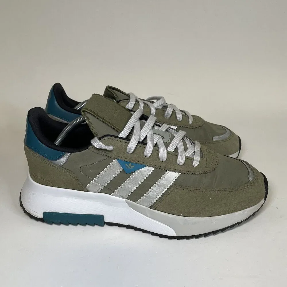Adidas Originals Retropy F2 Green Shoes - Picture 4 of 9